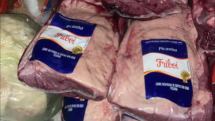 Casal teriam furtado duas peças de carne do tipo picanha